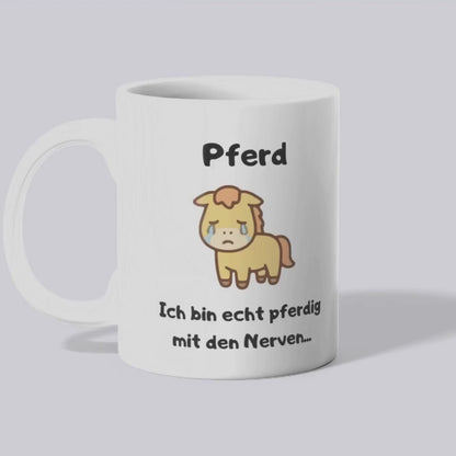 Pferdig mit den Neven Tasse