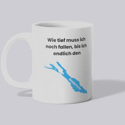 Wie tief fallen bis ich den Bodensee