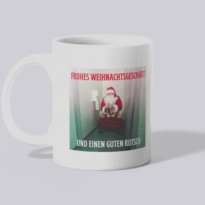Frohes Weihnachtsgeschäft Tasse