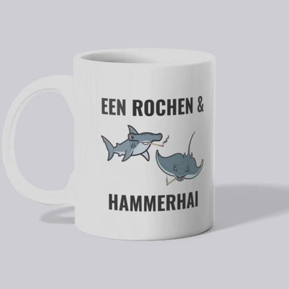 Een Rochen & Hammerhai - Tasse