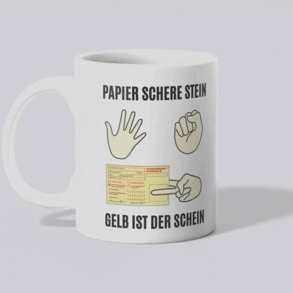 Papier Schere Stein Tasse