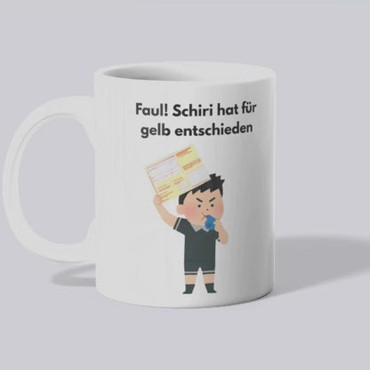 Schiri hat für gelb entschieden