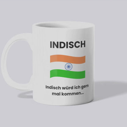 Indisch kommen Tasse